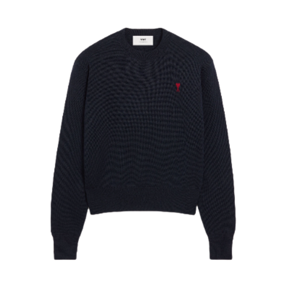 HKS826-001-414 AMI de Coeur Wool Knit Navy