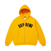 Supreme Arc Thermal Lined Zip Up Hooded Sweatshirt Bright Gold - 25FW