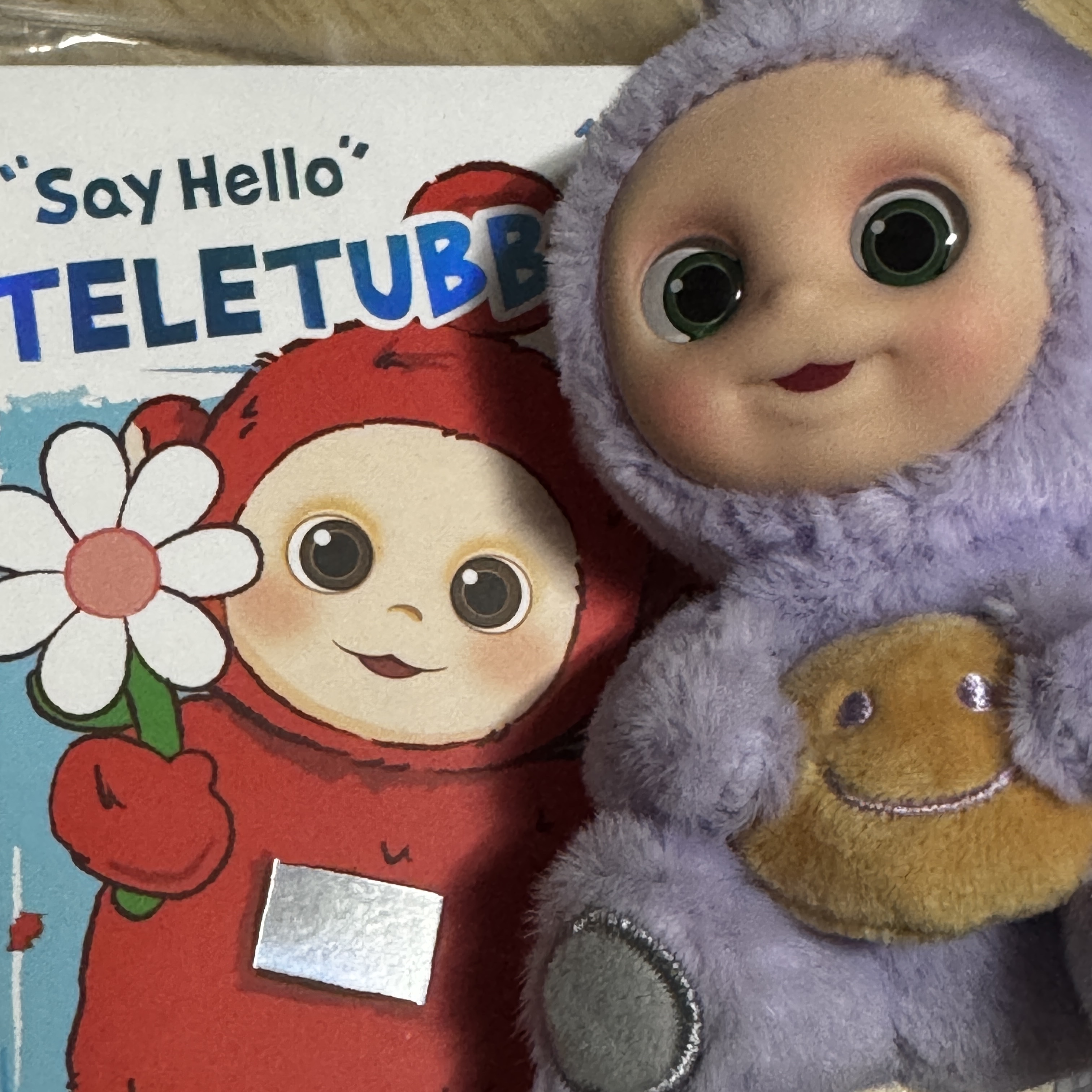 Pop Mart Teletubbies Say Hello Series Figures Sealed Case Tinky Winky’S Mochi Toast (Opened Case) 착용 스타일 - 1