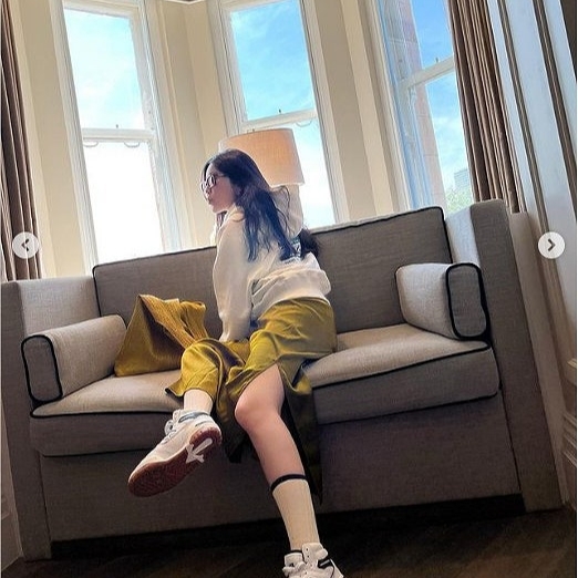 Aime Leon Dore Unisphere Hoodie Pristine 착용 스타일 - 4