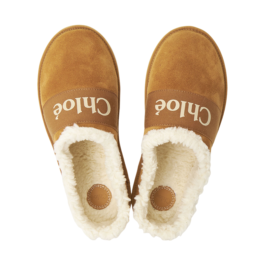 [17% 쿠폰] (키즈) 끌로에 로고 스웨이드 슬립온 스톤([17% 쿠폰] (Kids) Chloe Logo Suede Slip-On Stone) - 3