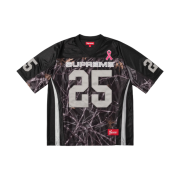 Supreme Breast Cancer Awareness Football Jersey Black - 25FW