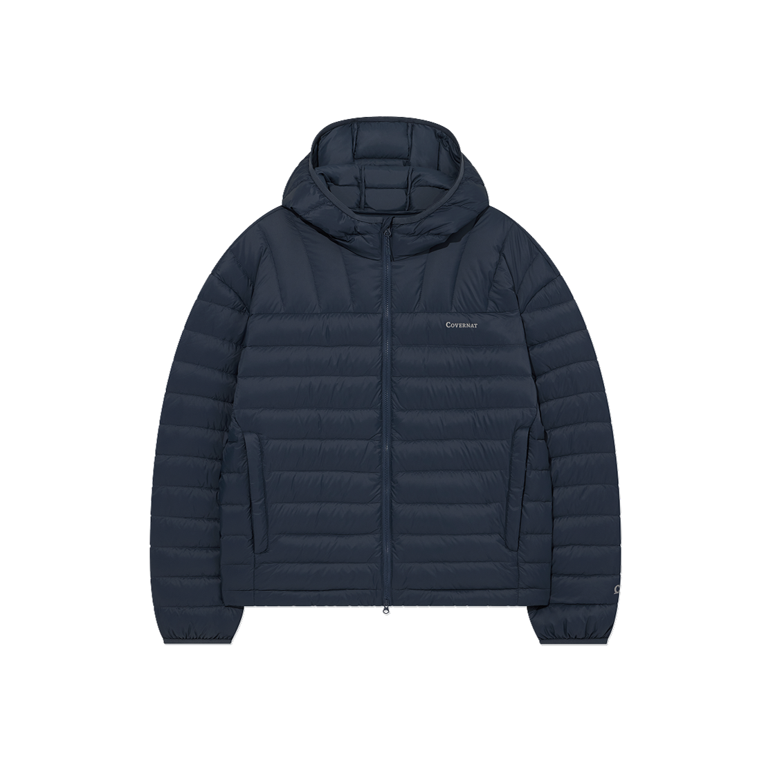 CO2504DP21DB Covernat Coverlight Packable Hoodie Down Dark Blue