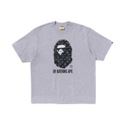 BAPE ABC Dot Camo By Bathing Ape Relaxed Fit T-Shirt Gray