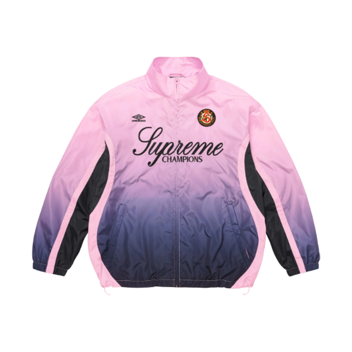 슈프림 x 엄브로 그라디언트 트랙 자켓 핑크 - 25FW(Supreme x Umbro Gradient Track Jacket Pink - 25FW)