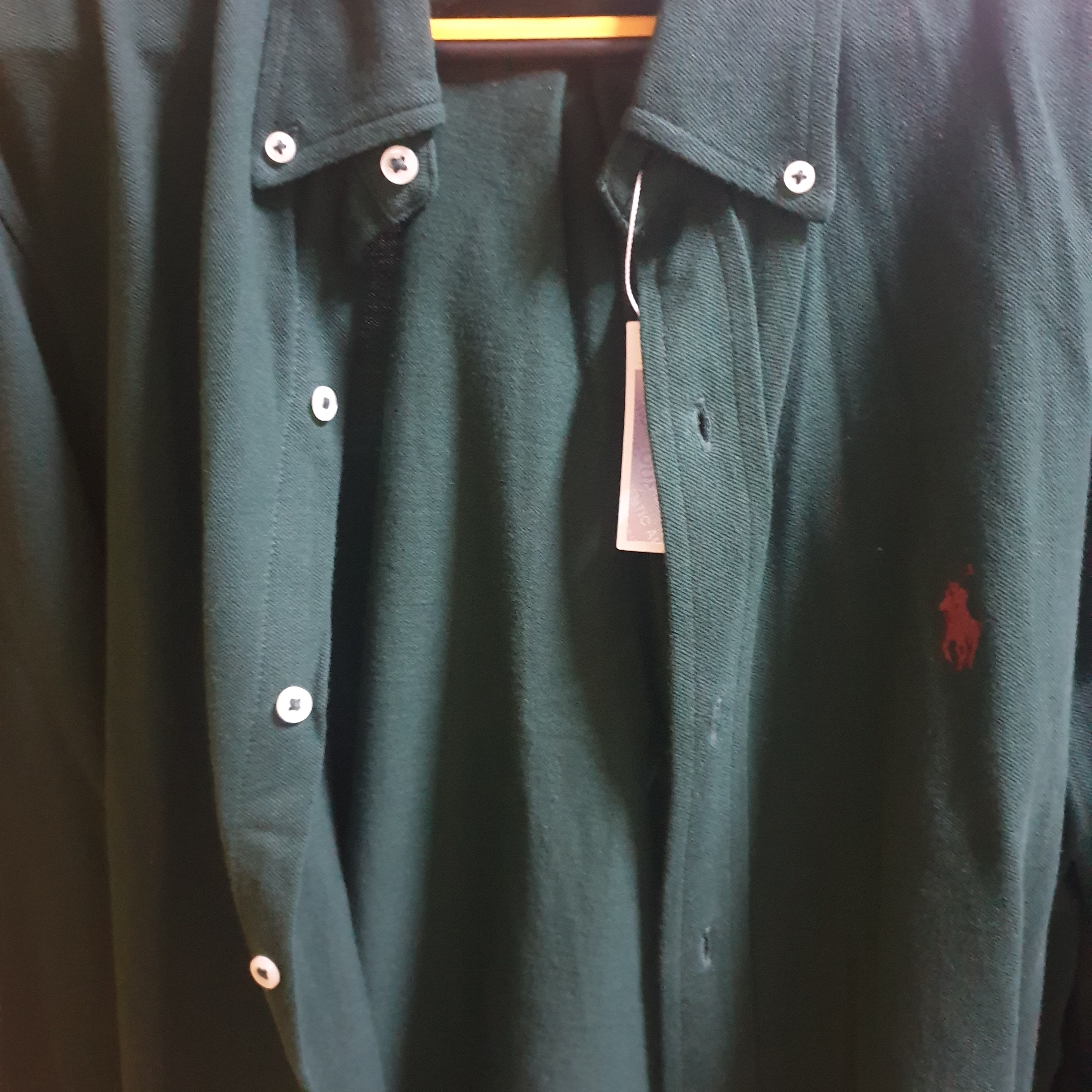 [30% 적립] Polo Ralph Lauren Classic Fit Garment Dyed Oxford Shirt White 착용 스타일