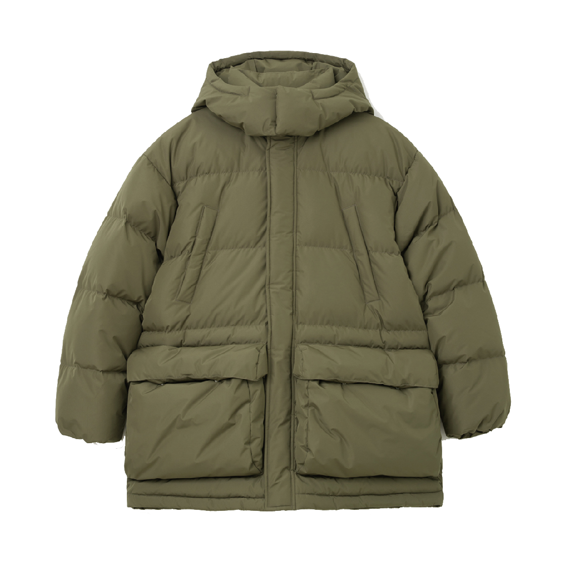 노클 볼트 포켓 푸퍼 카키