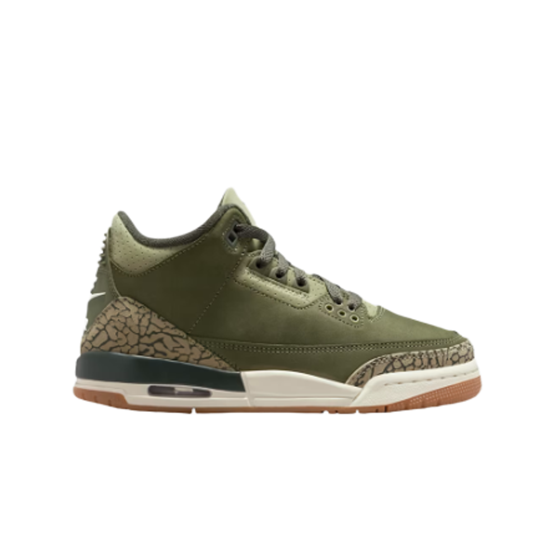 (GS) 조던 3 레트로 미디움 올리브((GS) Jordan 3 Retro Medium Olive)