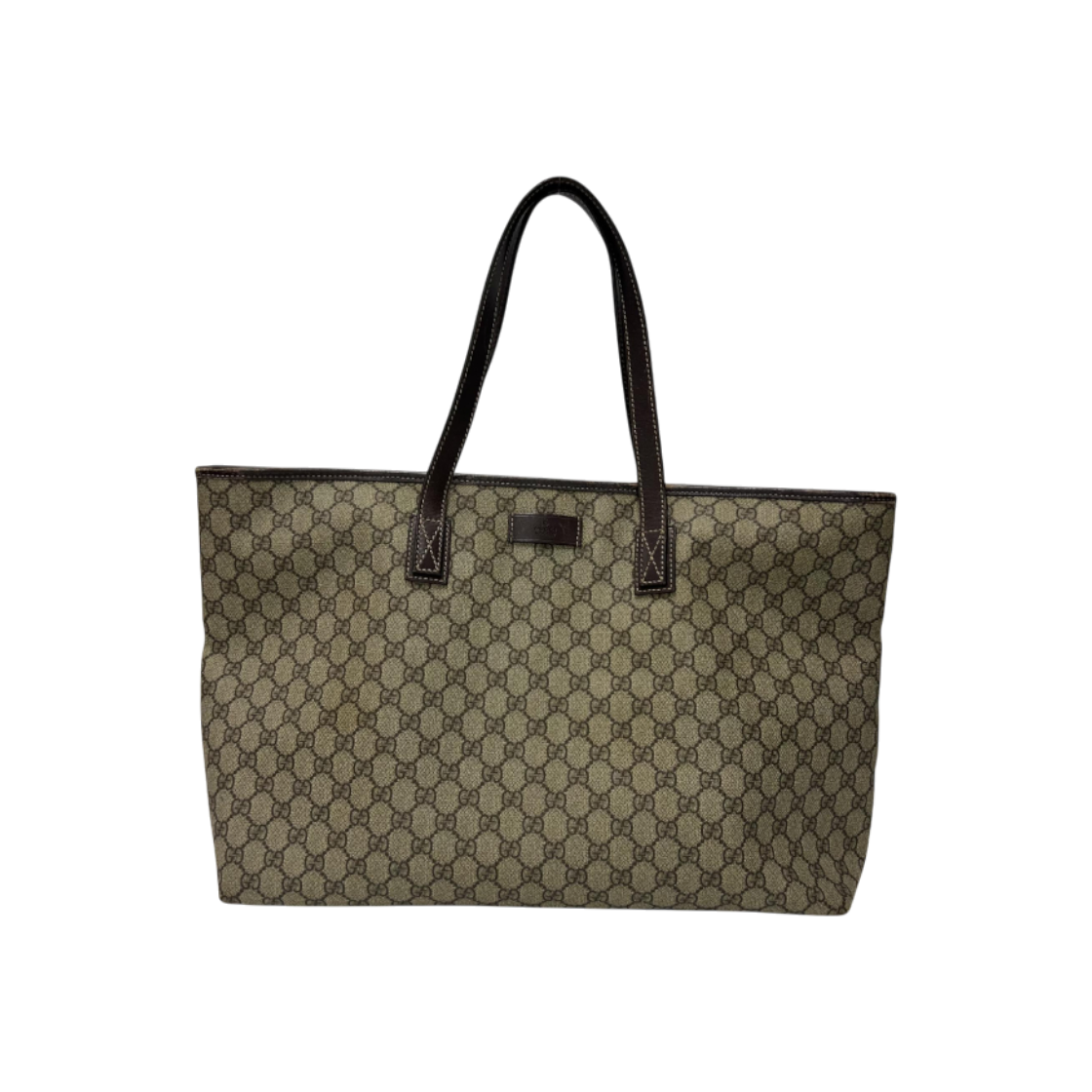 구찌 211137 GG로고 PVC 쇼퍼 숄더백(Gucci GG Logo PVC Shopper Shoulder Bag) - 1