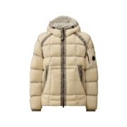 C.P. Company D.D. Shell Hooded Down Jacket Pistachio Shell Beige - 25FW
