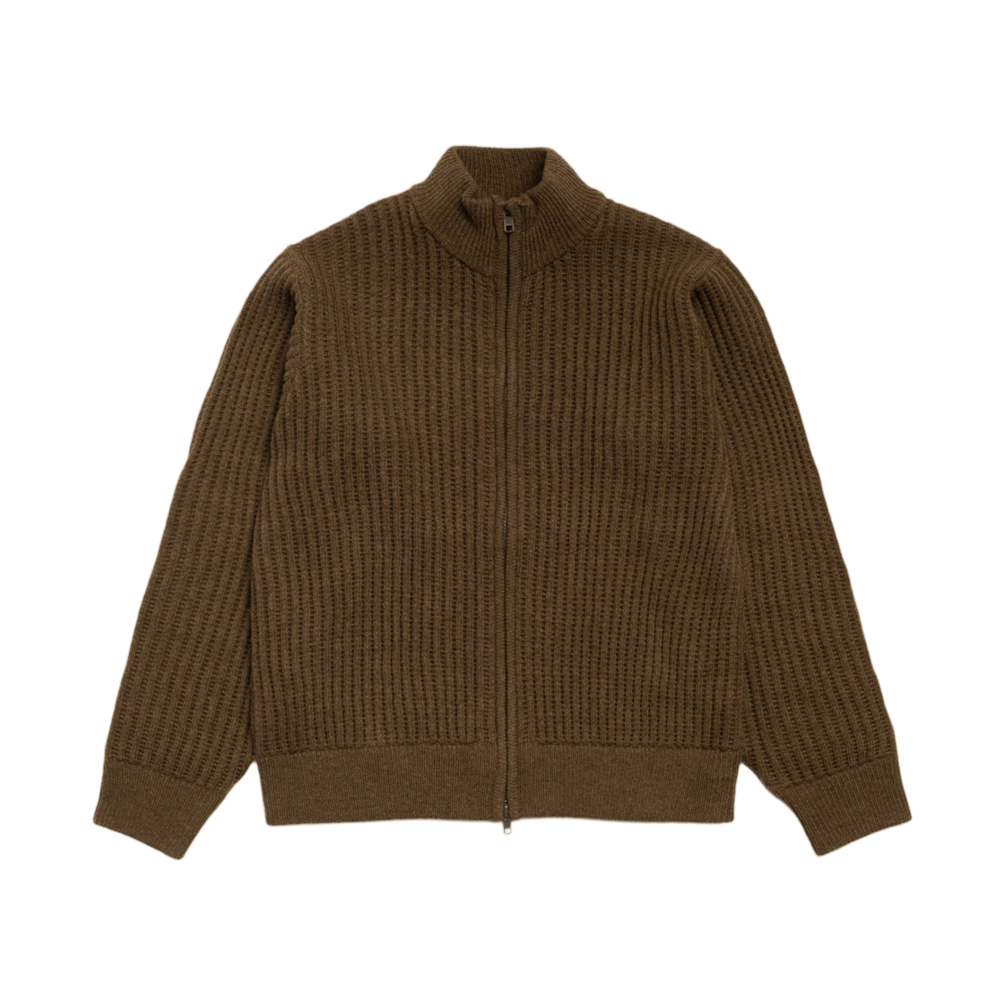 117269 Stussy Patch Zip Sweater Green