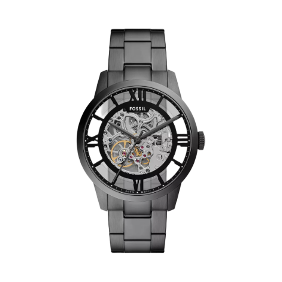 ME3268 Fossil Townsman Automatic Three-Hand 44mm Stainless Steel Clear Smoke