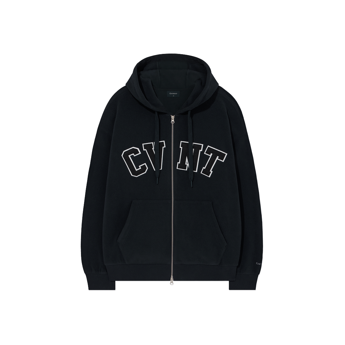 CO2504JK13DN Covernat Warm On Cvnt Fleece Zip-Up Hoodie Dark Navy