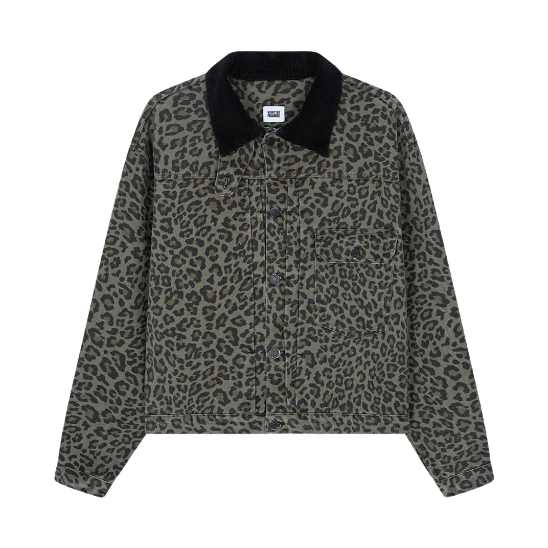 HF25CJK002KH HIGHTIDE FRANKIE Leopardo Loco Trucker Khaki