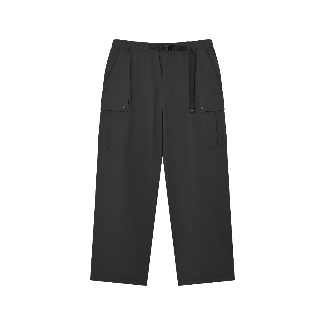CO2504PT42CH Covernat Semi-Wide Brushed Cargo Easy Pants Charcoal
