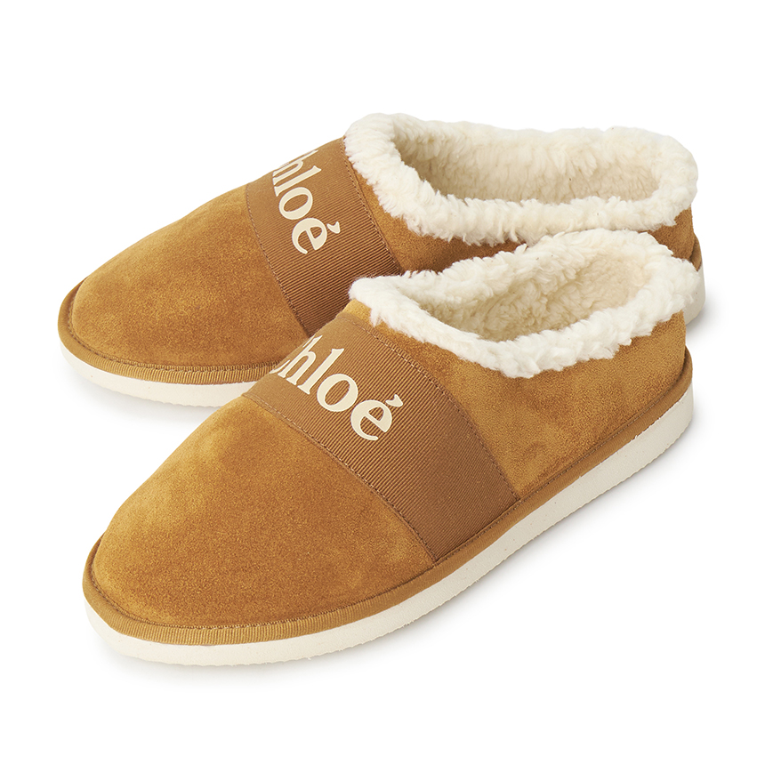 [17% 쿠폰] (키즈) 끌로에 로고 스웨이드 슬립온 스톤([17% 쿠폰] (Kids) Chloe Logo Suede Slip-On Stone) - 2