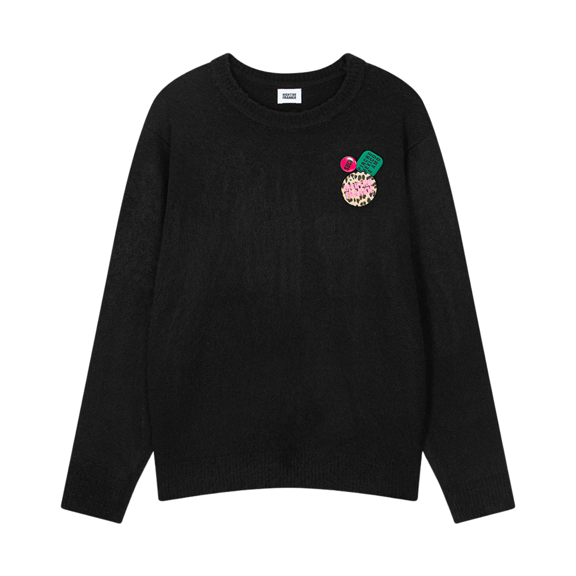 HF25CKN003BK HIGHTIDE FRANKIE Frankie 3 Pins Round Knit Black