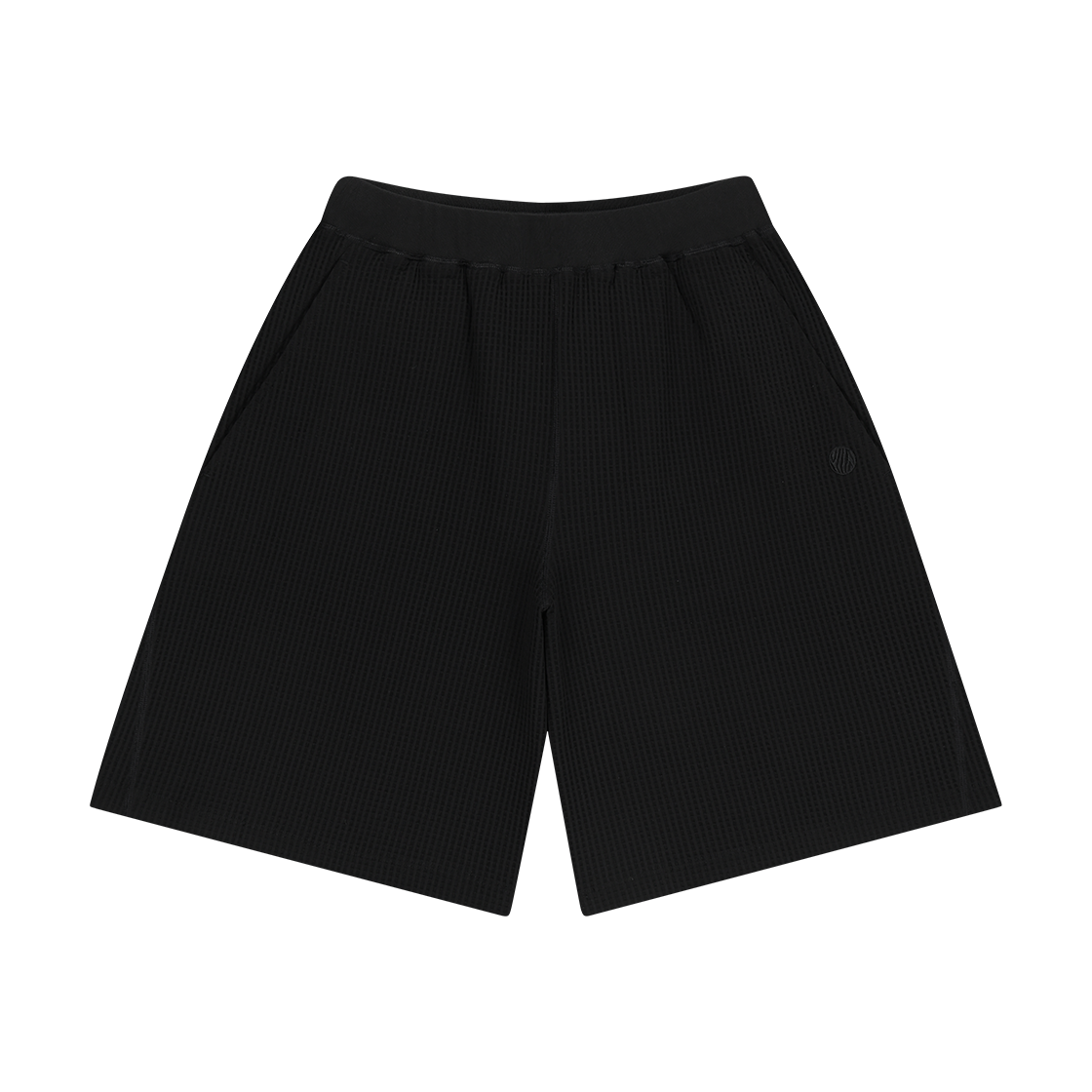 오프그리드 와플 유니 트레일 쇼츠 블랙(OFFGRID Waffle Uni Trail Shorts Black)