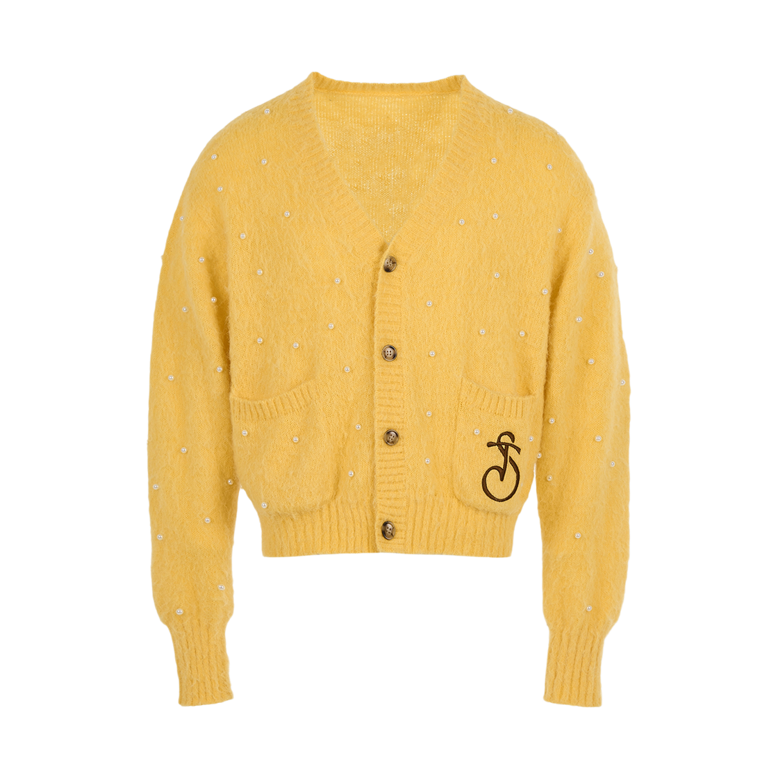 ST-25FW-K5-YL-34 STEEPC Dopamine*Yellow Pearl Cardigan