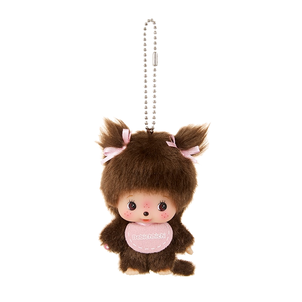 몬치치 베비치치 빅헤드 SS 키체인 걸(Monchhichi big Head Bebichhichi SS Keychain Girl)