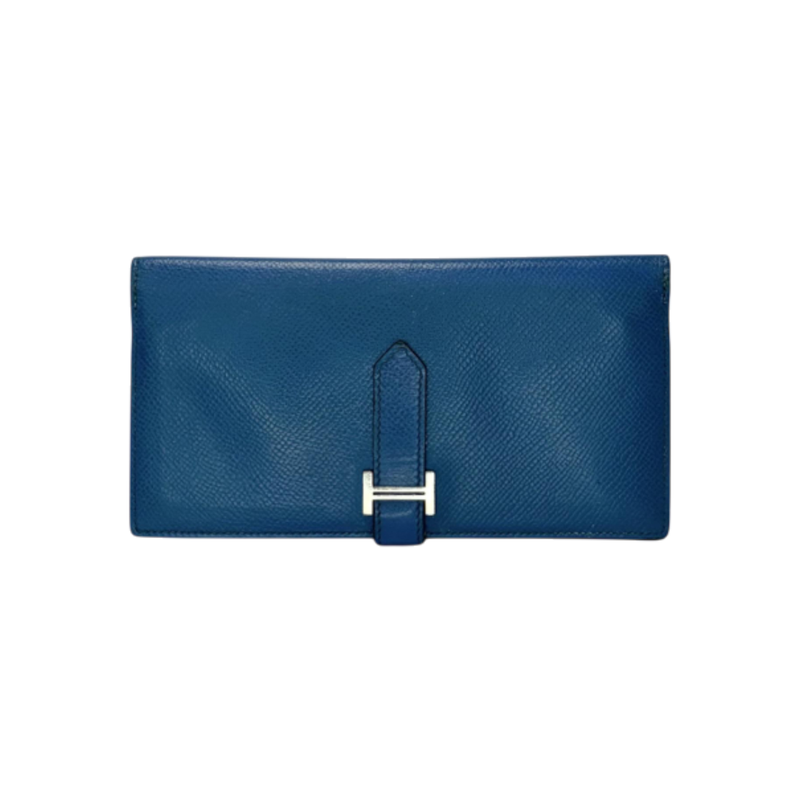 에르메스 베안 장지갑 스카이블루 은장 앱송 R각인(Hermes Bearn Long Wallet in Sky Blue with Silver Hardware Appson R Engraving) - 1