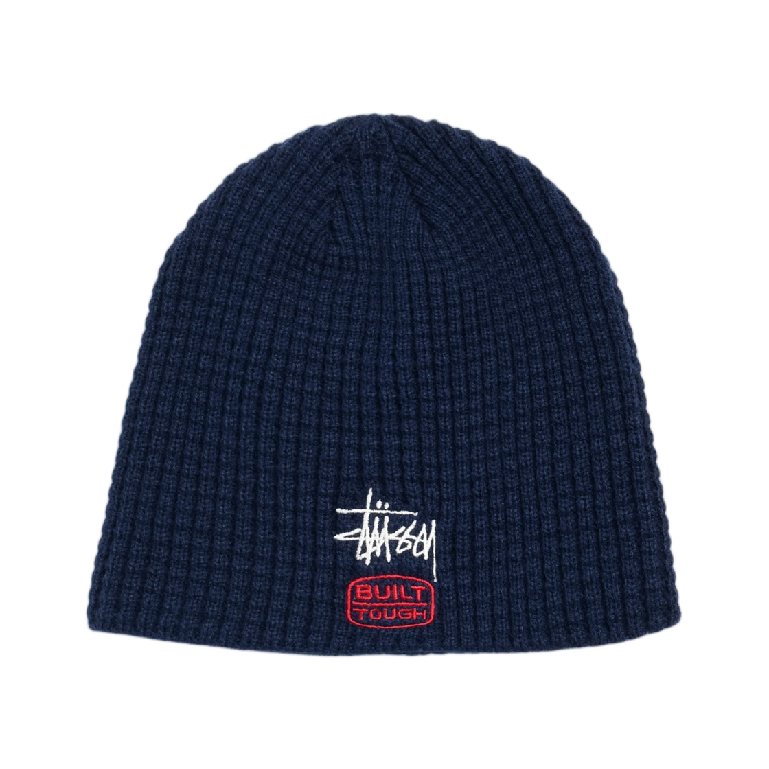 1321238 Stussy Waffle Skullcap Built Tough Navy