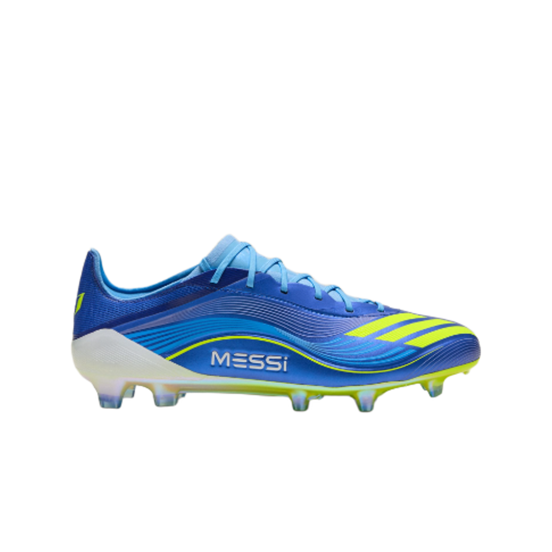 아디다스 F50 메시 엘리트 FG 로얄 블루 솔라 옐로우(Adidas F50 Messi Elite FG Royal Blue Solar Yellow)