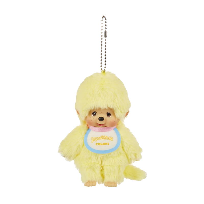 몬치치 COLORS 키체인 옐로우(Monchhichi COLORS Keychain Yellow)