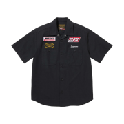 Supreme x Vanson Leathers S/S Work Shirt Black - 25FW