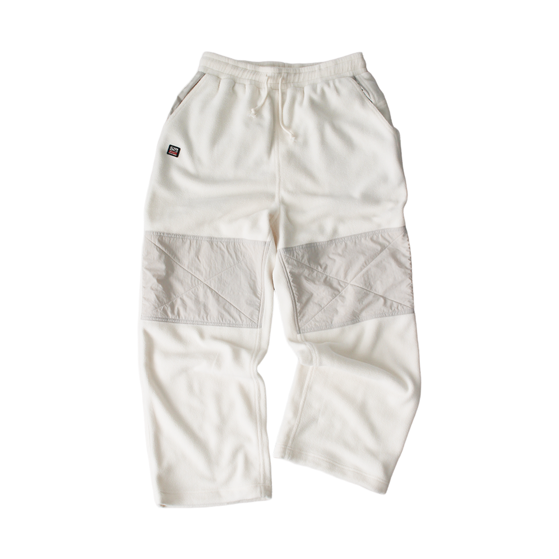 SCBEF3LPU06IV SPORT CHAMBER Grid Fleece Pants Ivory