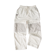 SPORT CHAMBER Grid Fleece Pants Ivory