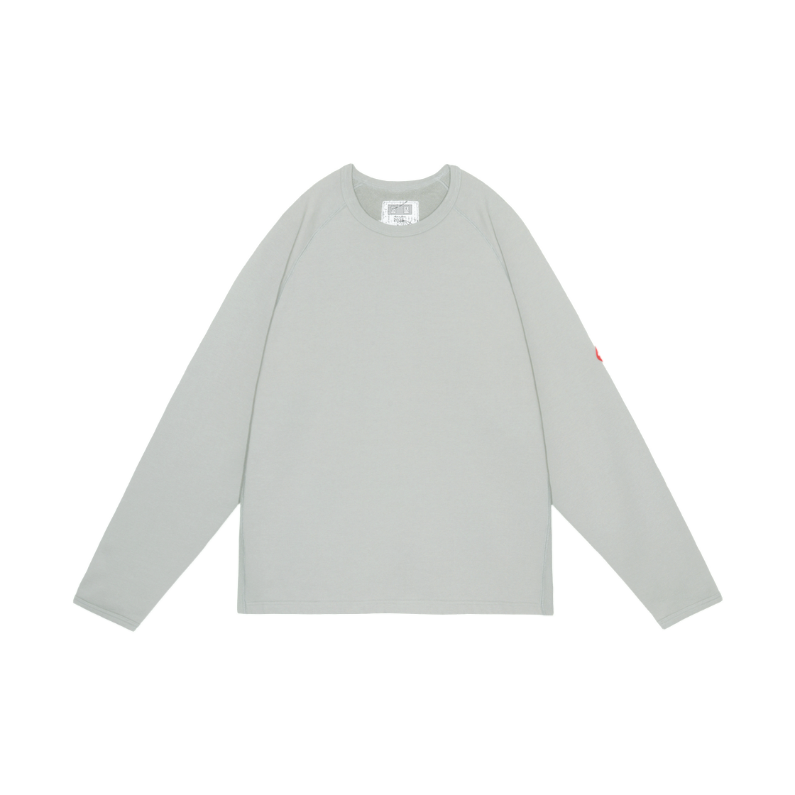 카브엠트 하프 패널 립 크루넥 카키 - 25FW(Cav Empt Half Panel Rib Crew Neck Khaki - 25FW)
