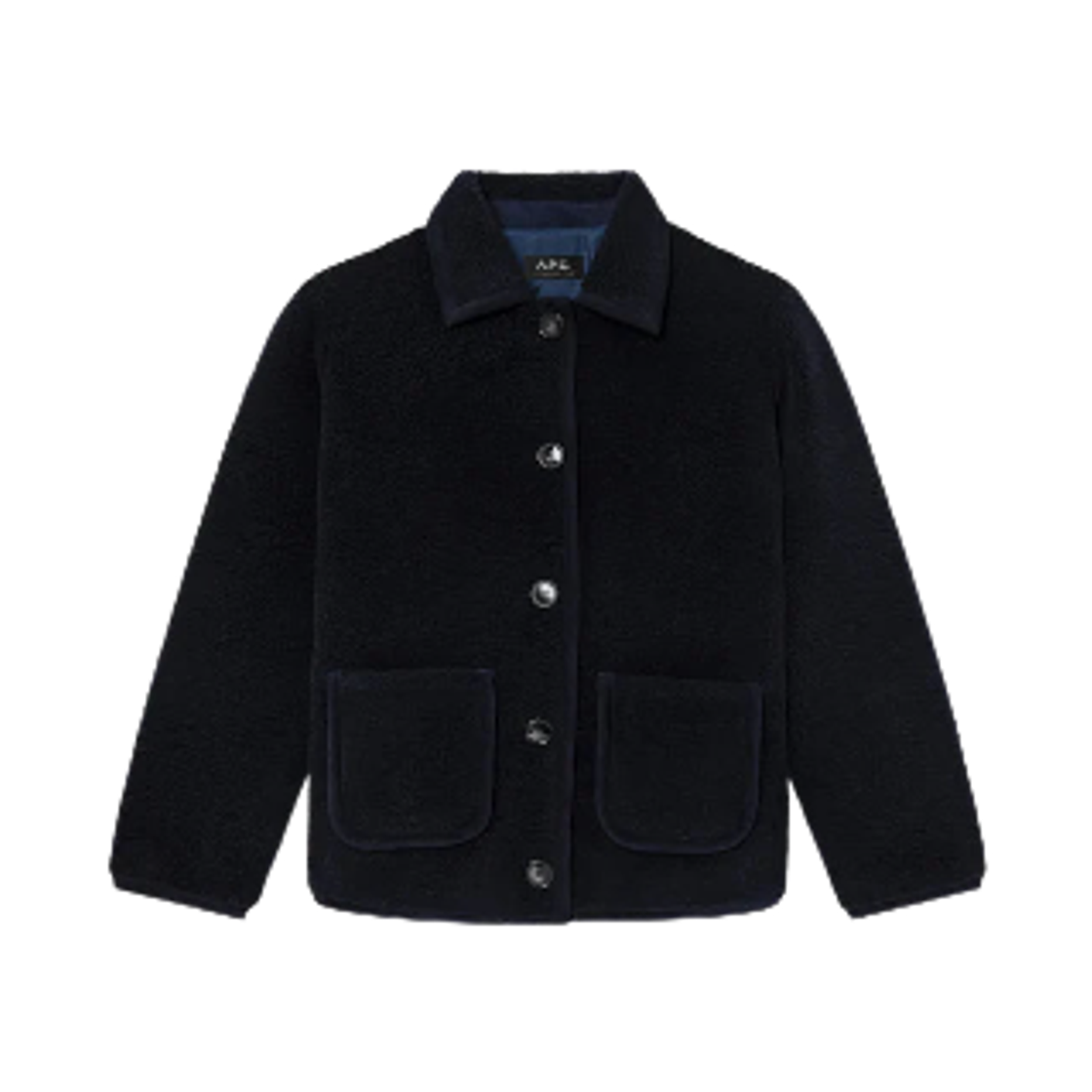 WOARG-F32035-IAK (W) A.P.C. Estelle Jacket Dark Navy Blue