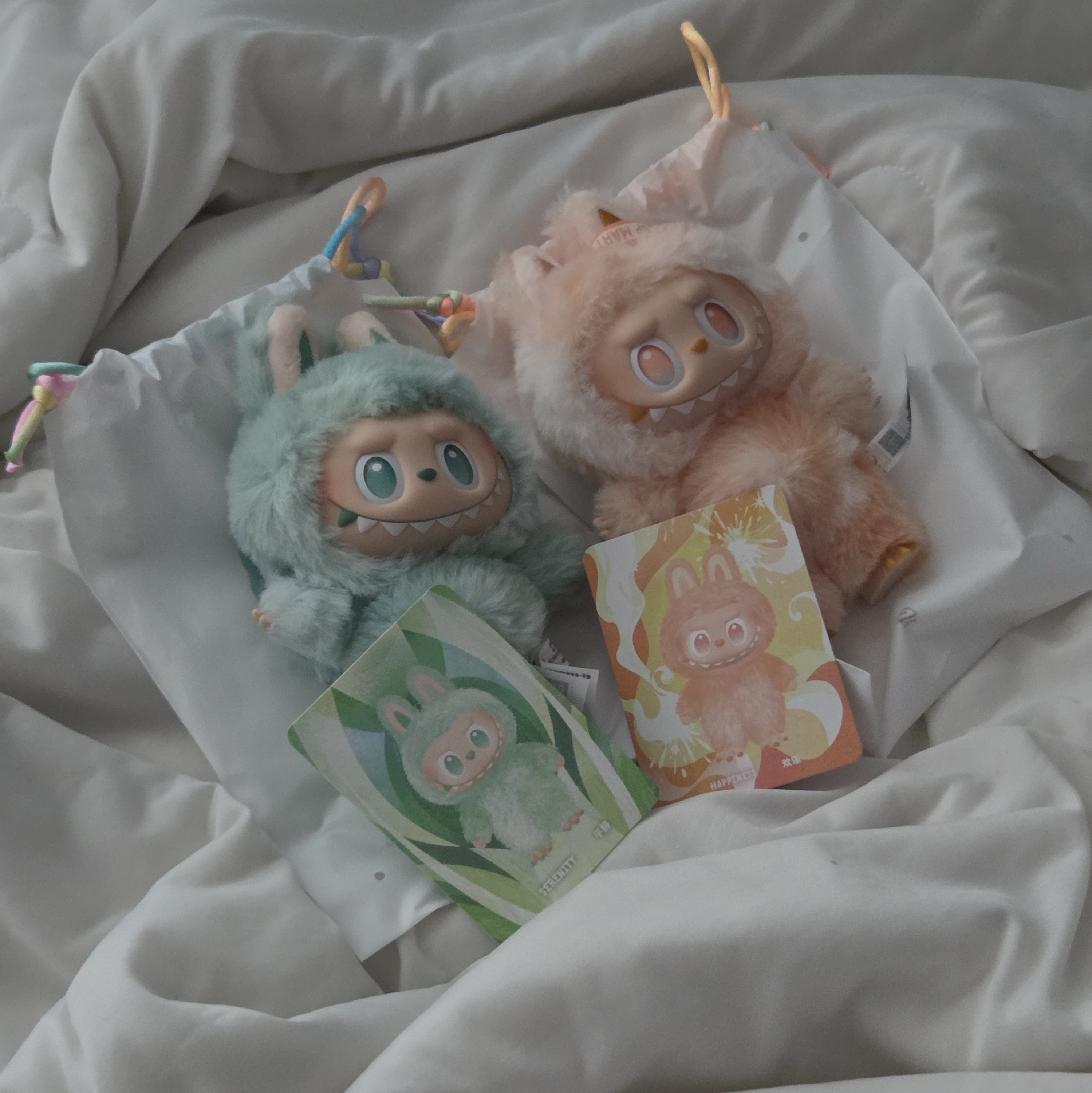 Pop Mart Labubu The Monsters Highlight Series Sealed Case (Bundle of 2/1 Blind Box) 착용 스타일