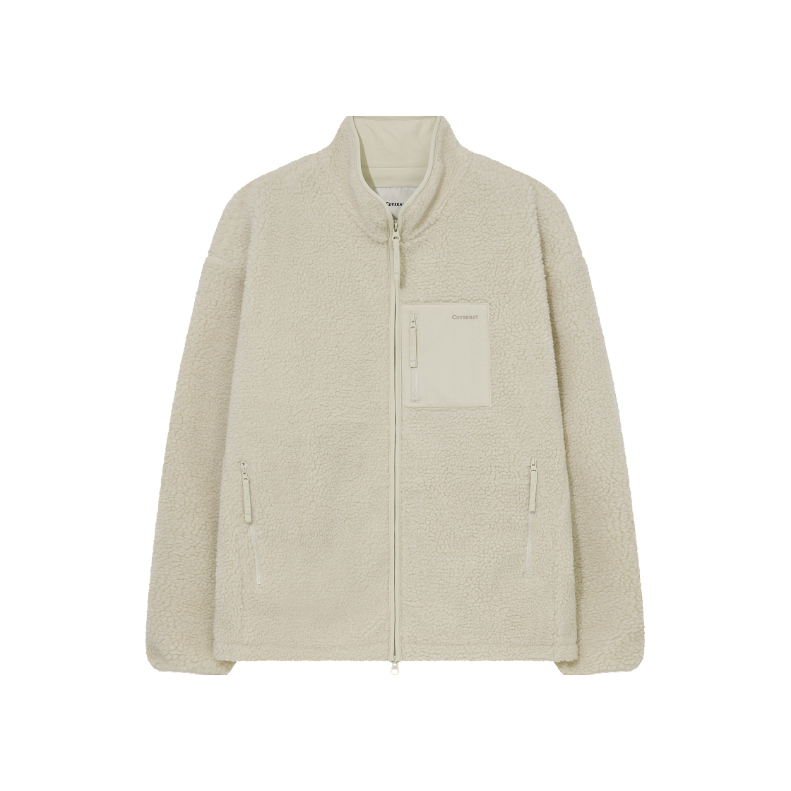 CO2504JK21OT Covernat Sherpa Jacket Oatmeal