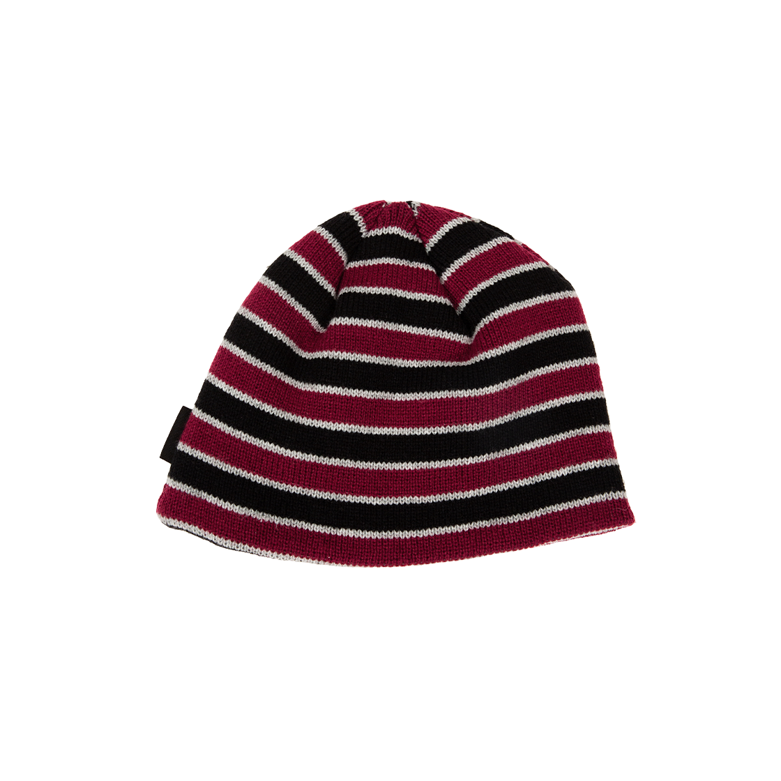메아 스트라이프 스터드 비니 레드(MEA Striped Stud Beanie Red) - 2
