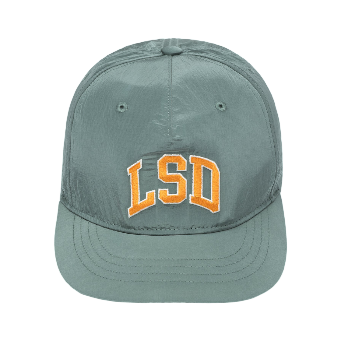 31015-OG-LSD Satisfy Flitesilk 5-Panel Pinch Cap Oil Green