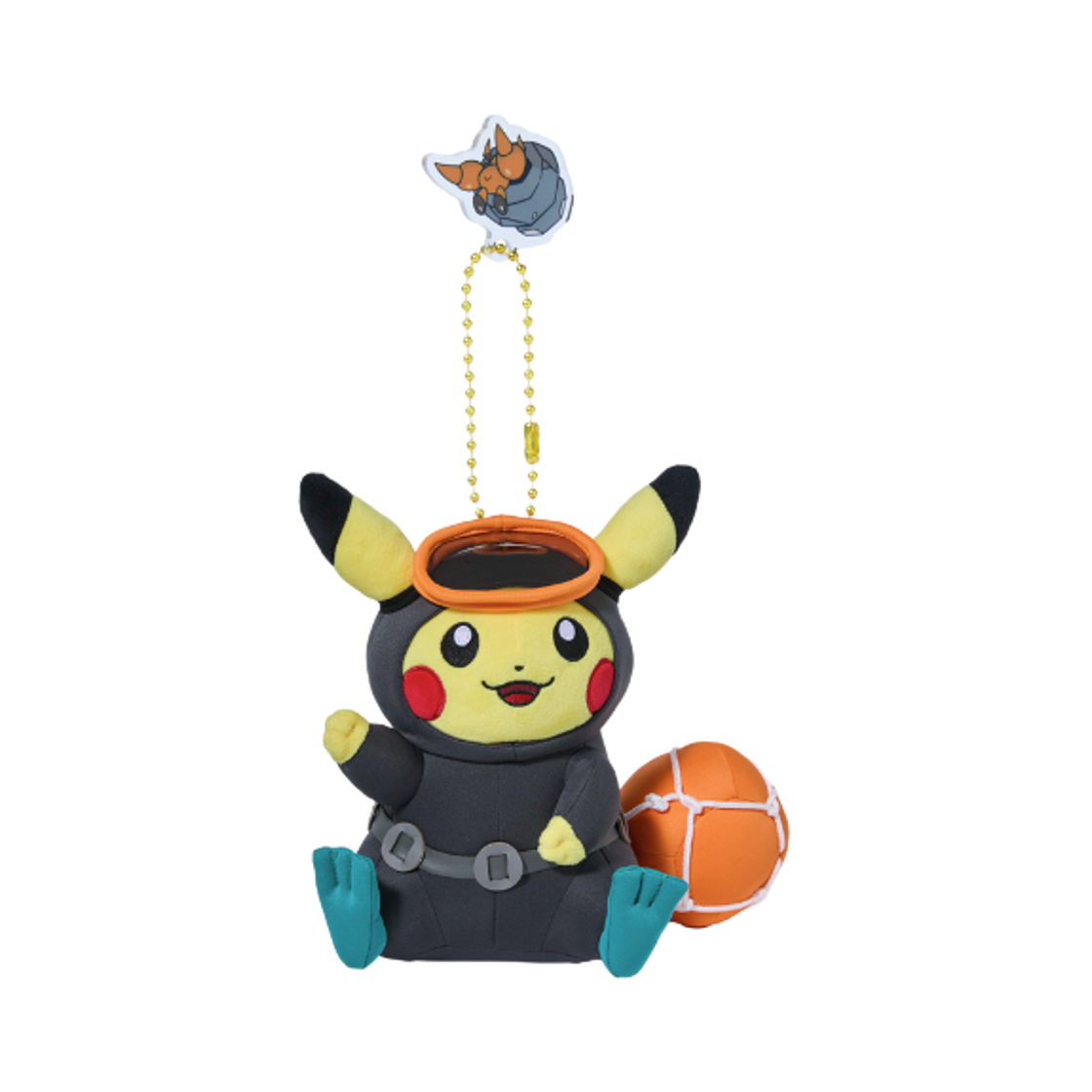 - Pokemon Store Jeju Edition Mascot Keyring Diver Pikachu Female