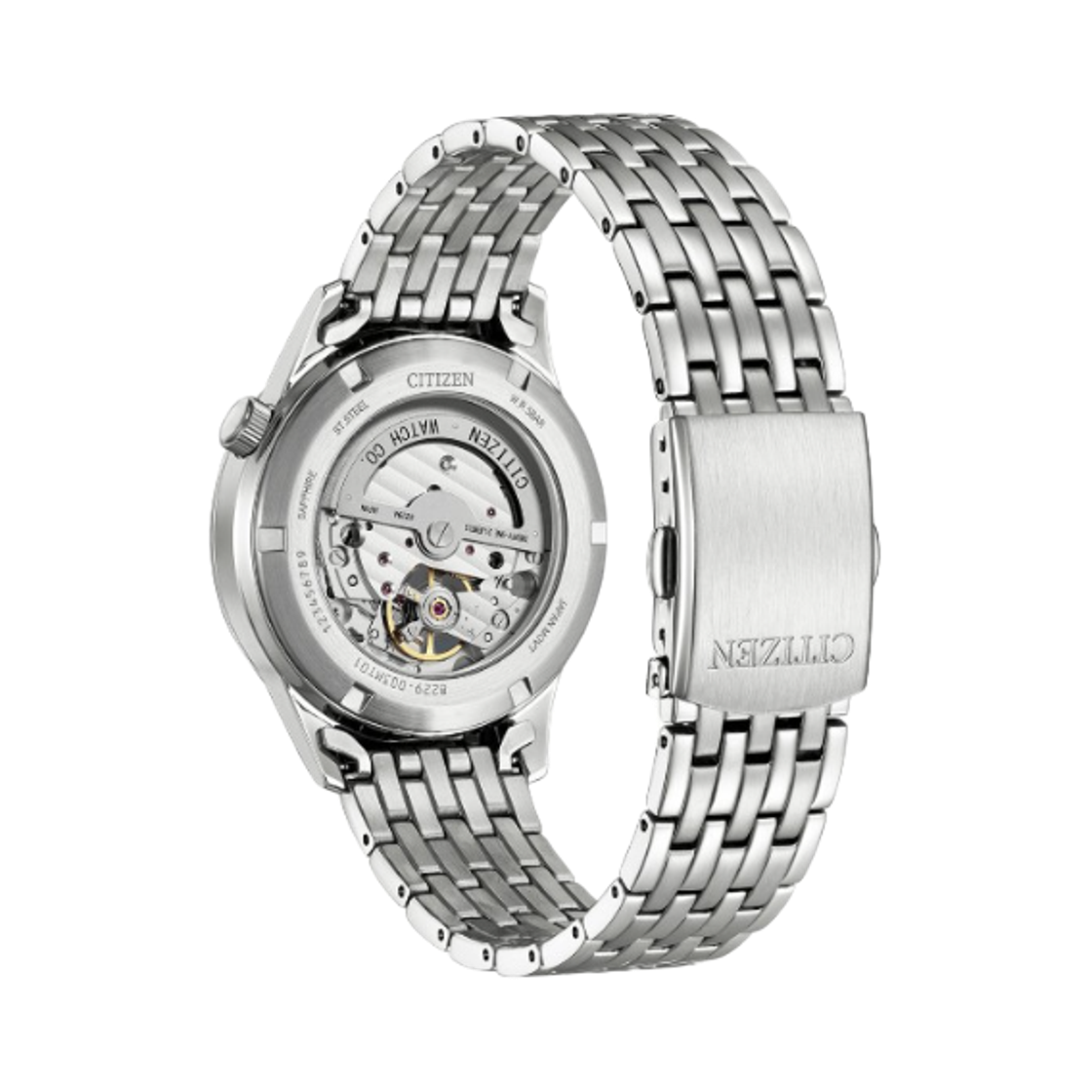 시티즌 메카니컬 오토매틱 40mm 스테인리스 스틸 실버(Citizen Mechanical Automatic 40mm Stainless Steel Silver) - 2