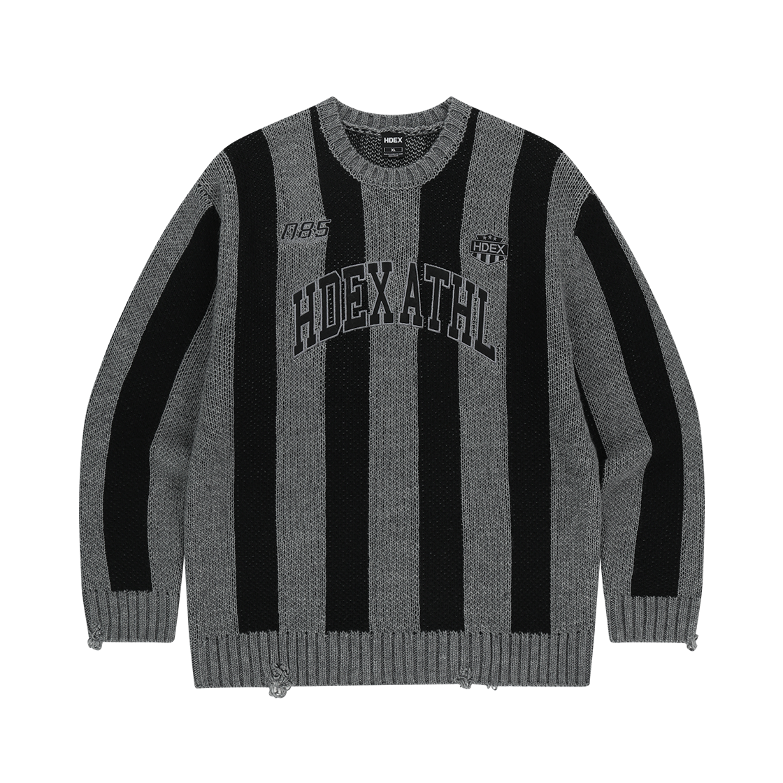 H253MOLKN110BK HDEX Athletic Stripe Knit Black