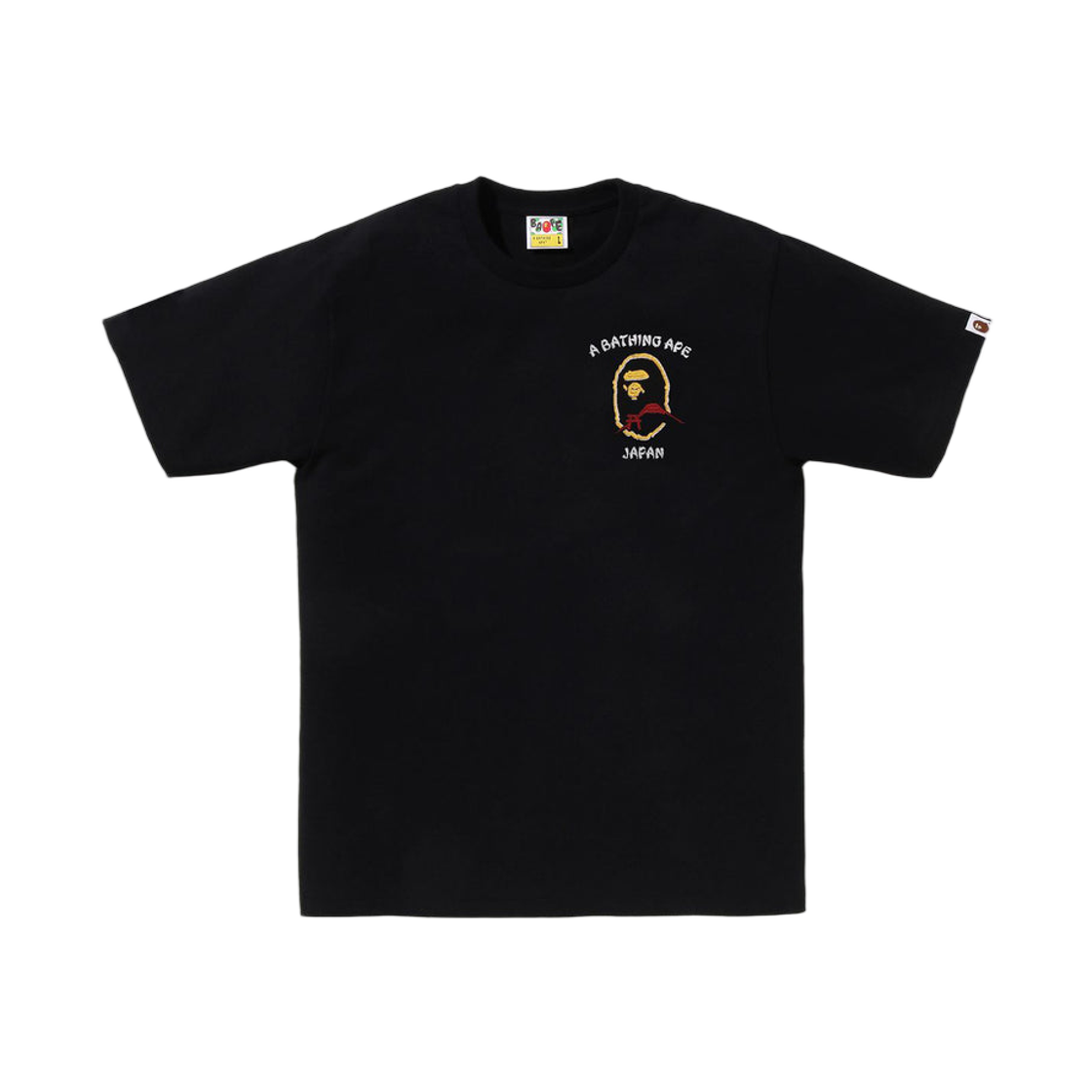 베이프 재팬 어텀 수베니어 티셔츠 블랙(BAPE Japan Autumn Souvenir T-Shirt Black)