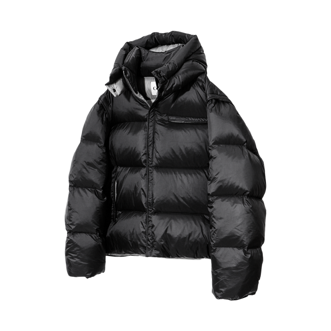 코드 멀티-웨이 헤비 다운 푸퍼 블랙(Cord Multi-way Heavy Down Puffer Black) - 2