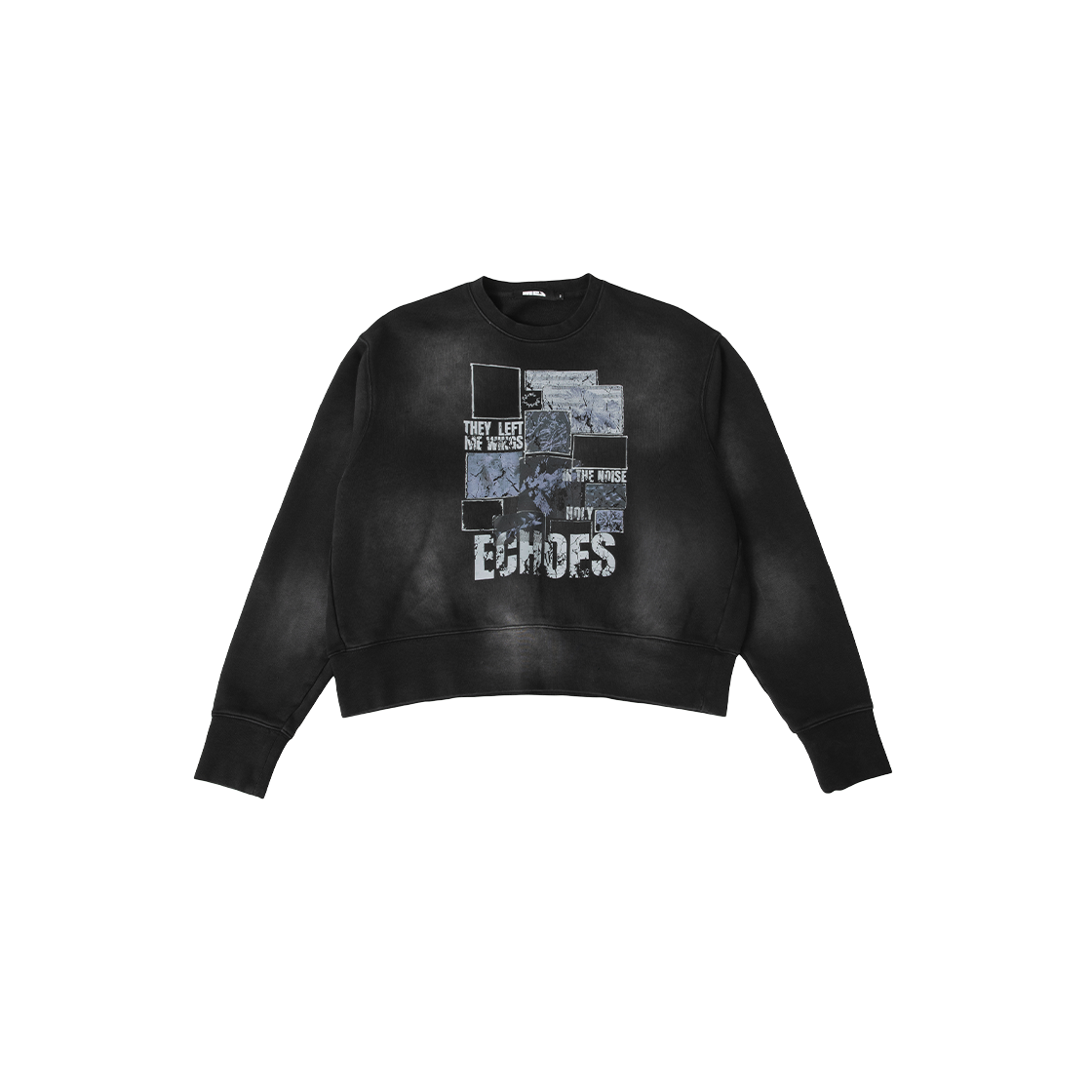 메아 빈티지 애니멀 패치 스웻셔츠 블랙(Mea Vintage Animal Patch Sweatshirt Black)
