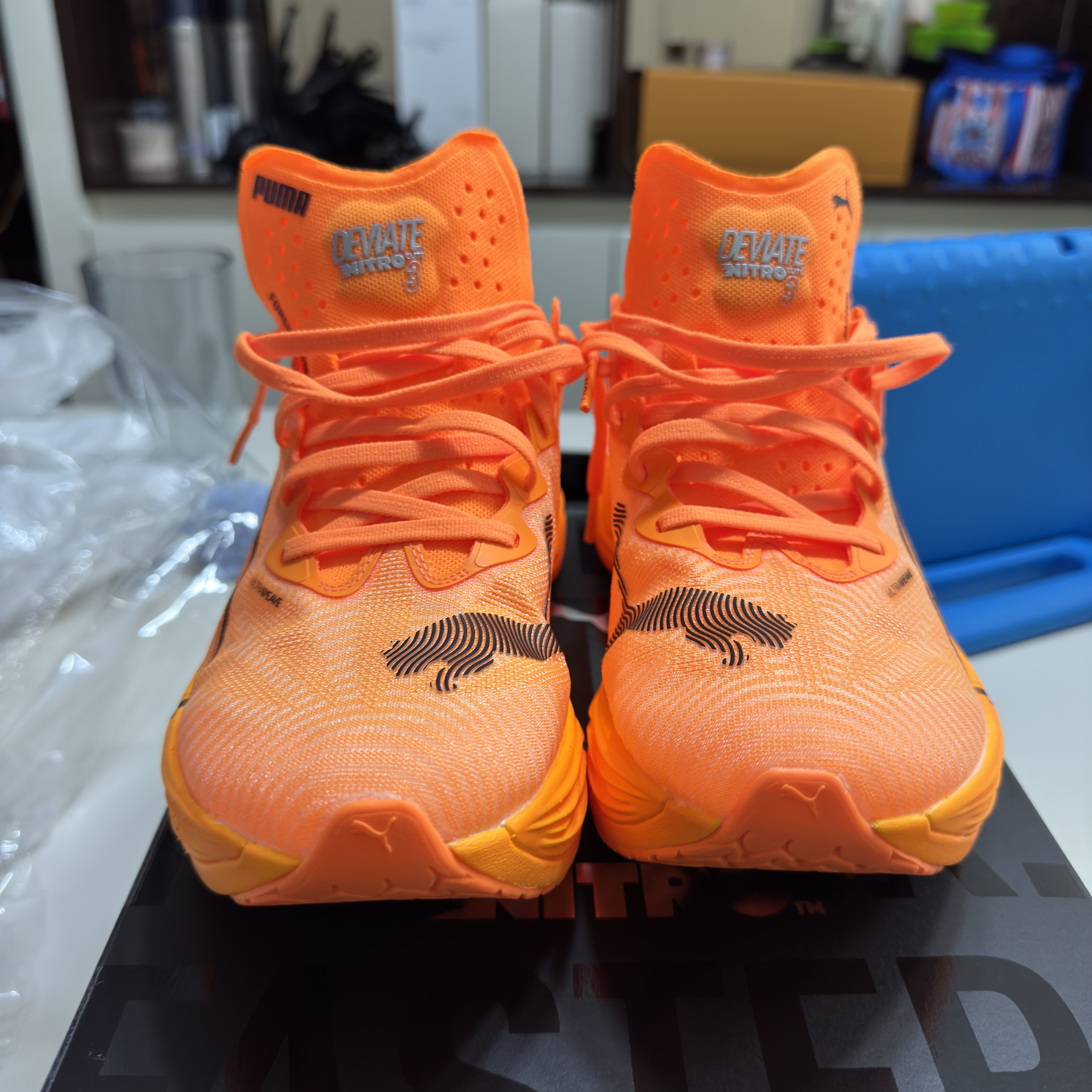 Puma Deviate Nitro Elite 3 Heat Fire Black 착용 스타일 - 3