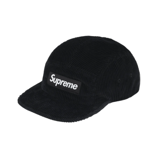 슈프림 코듀로이 캠프캡 블랙 - 25SS | Supreme | KREAM