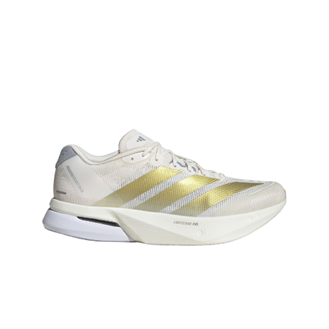 JS4947 Adidas Adizero Boston 13 Chalk White Gold Metallic
