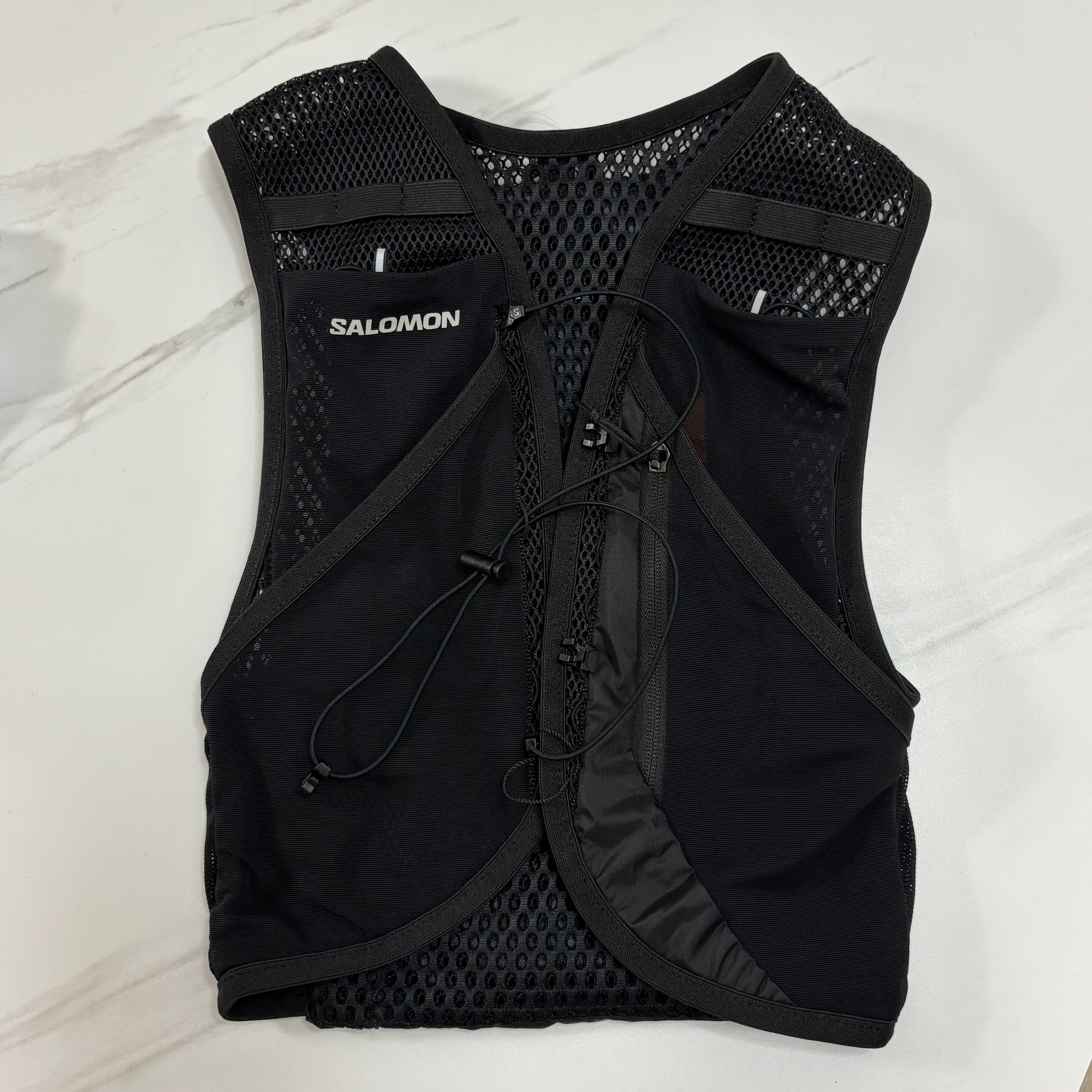 Salomon Active Skin 4 Set Black Metal 착용 스타일 - 1
