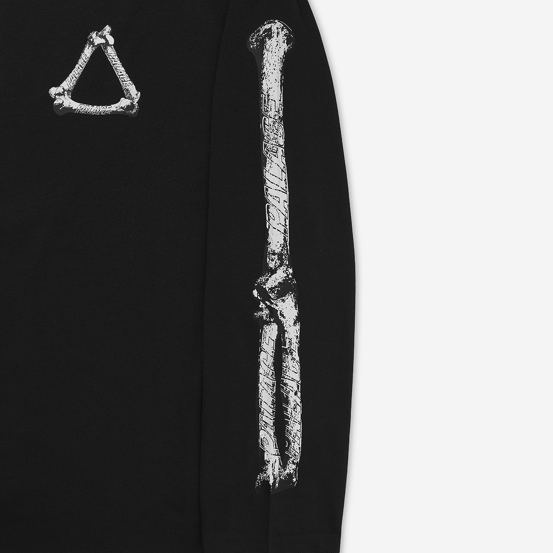 黒L palace TRI-BONE longsleeve black ロンT 黒L palace TRI-BONE longsleeve black ロンT - メルカリ
