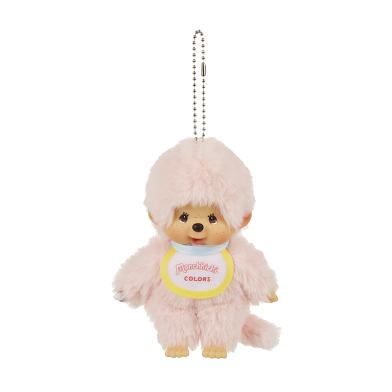 몬치치 COLORS 키체인 연핑크(Monchhichi COLORS Keychain Pink)