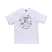 BAPE Harajuku Daruma T-Shirt White - Harajuku Store Exclusive